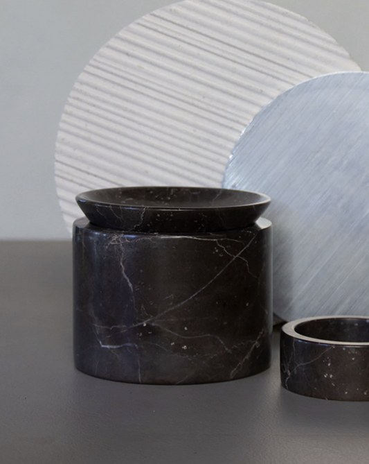 PIETRA CASA - EDO CANISTER MEDIUM - SHADOW BLACK - $423.54