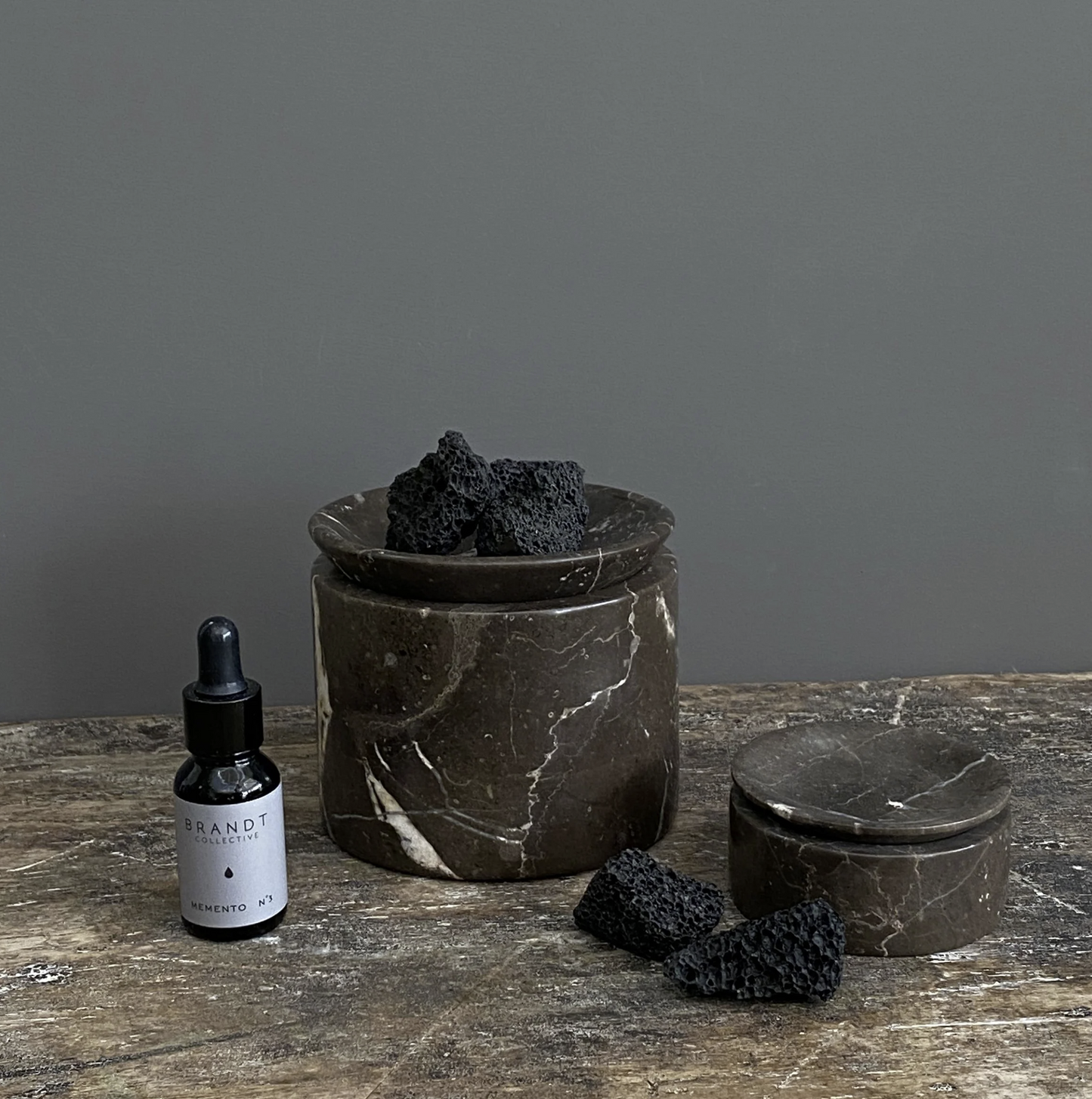 BRANDT COLLECTIVE - EDO CANISTER MEDIUM - SHADOW BLACK - $288.00