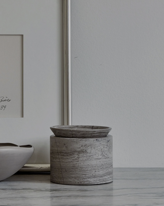PIETRA CASA - EDO CANISTER MEDIUM - SMOKE GREY - $423.54