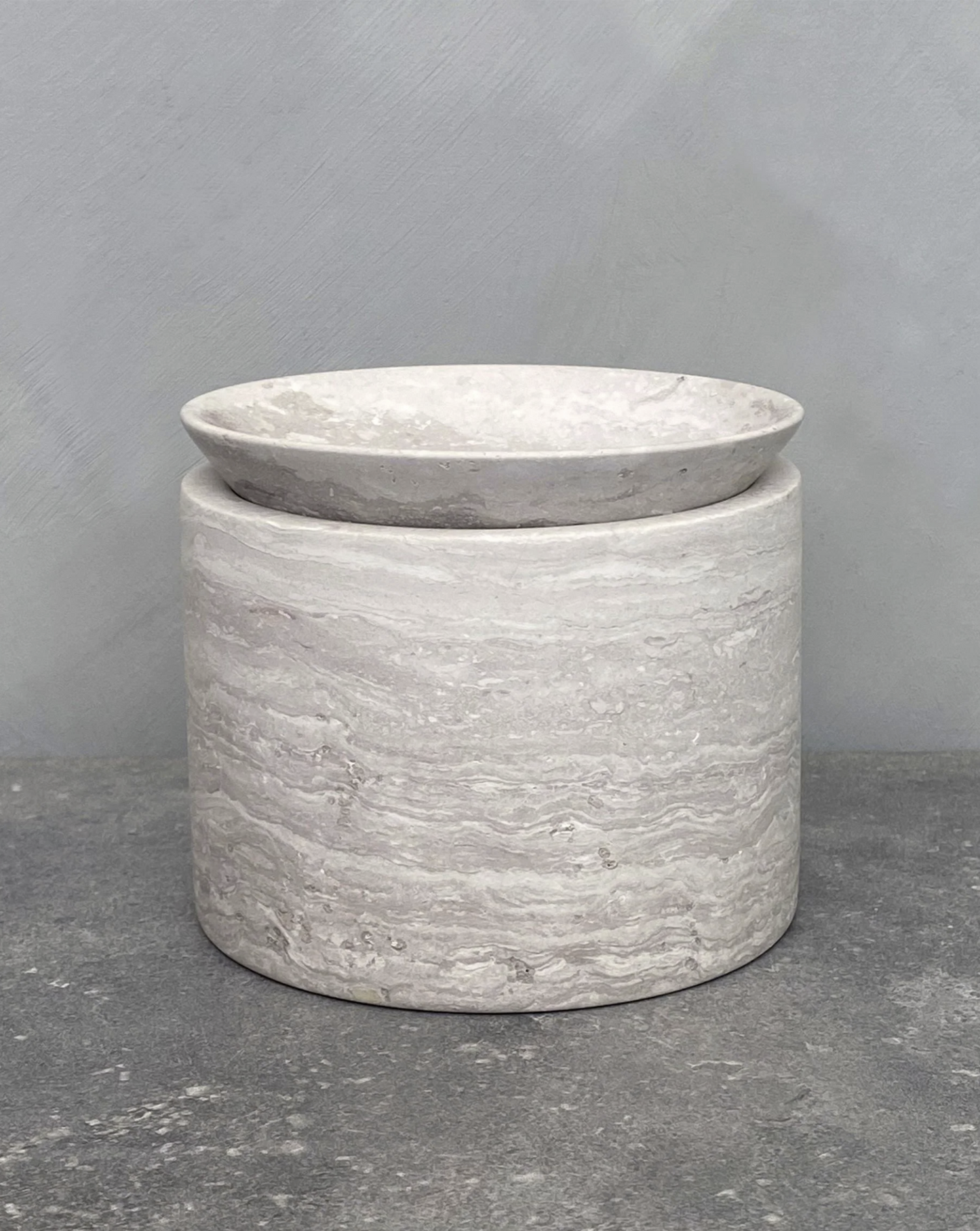 BRANDT COLLECTIVE - EDO CANISTER MEDIUM - CHALK GREY - $288.00