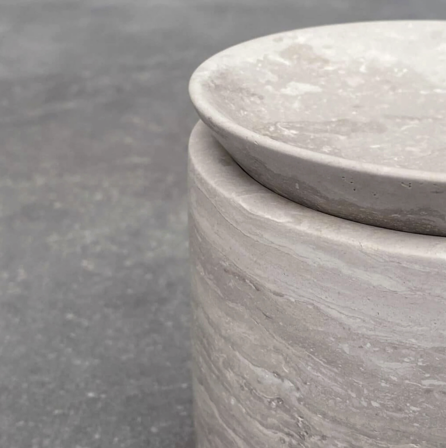 BRANDT COLLECTIVE - EDO CANISTER MEDIUM - CHALK GREY - $288.00