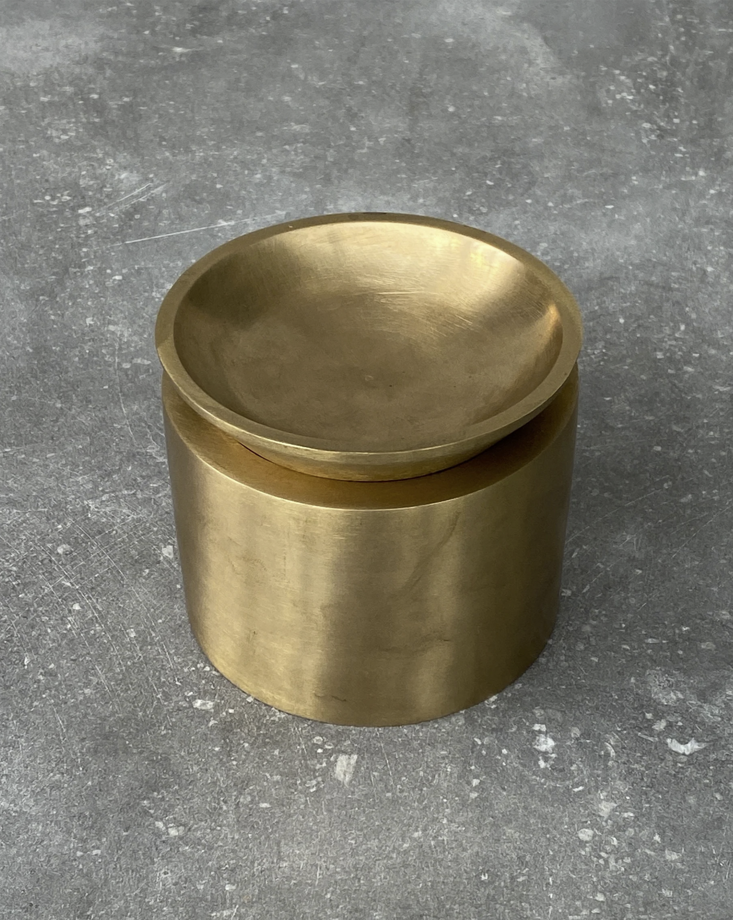 PIETRA CASA - EDO CANISTER MEDIUM - SATIN BRASS - $1068.90