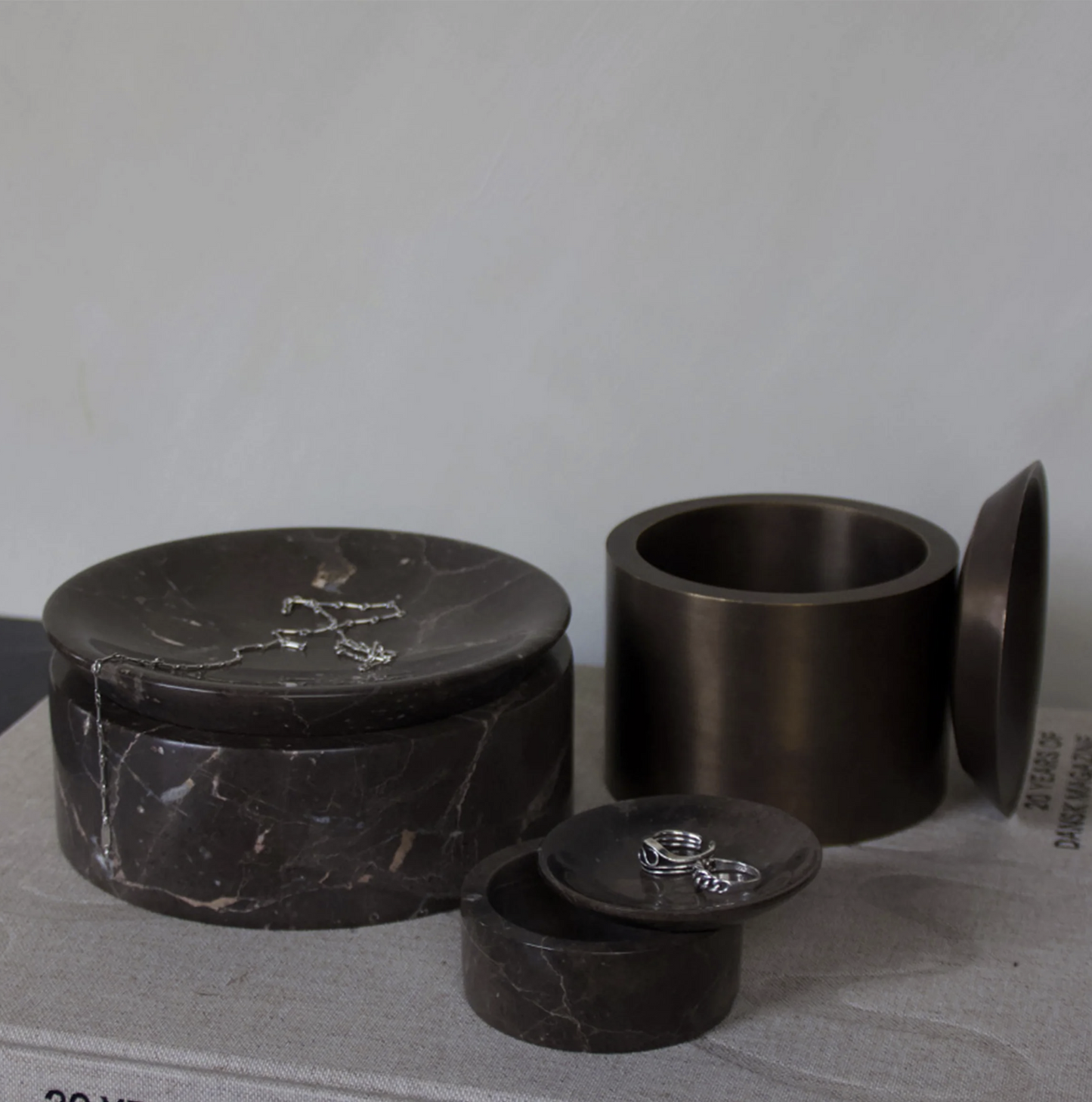 PIETRA CASA - EDO CANISTER MEDIUM - BURNISHED BRASS - $1068.90