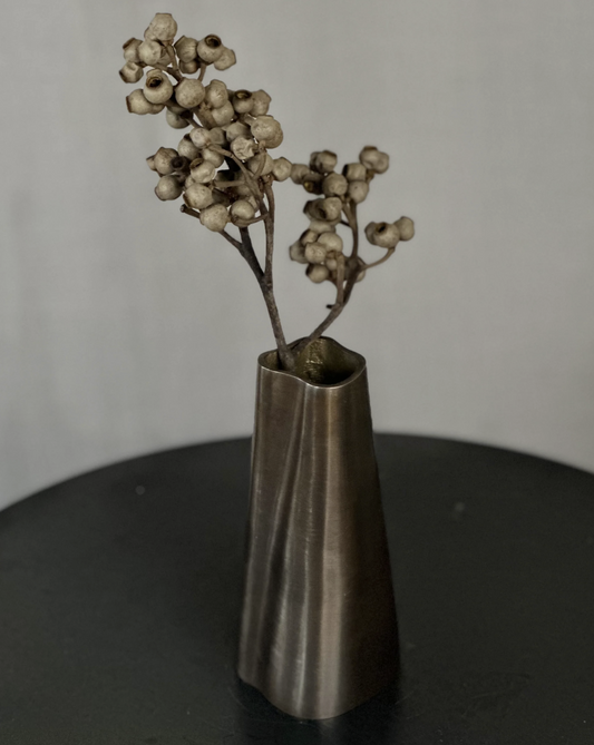 PIETRA CASA - TRUNK VASE LARGE - BURNISHED BRASS - $446.19