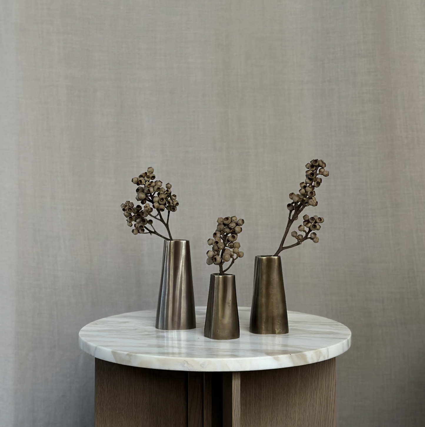 PIETRA CASA - TRUNK VASE LARGE - BURNISHED BRASS - $446.19