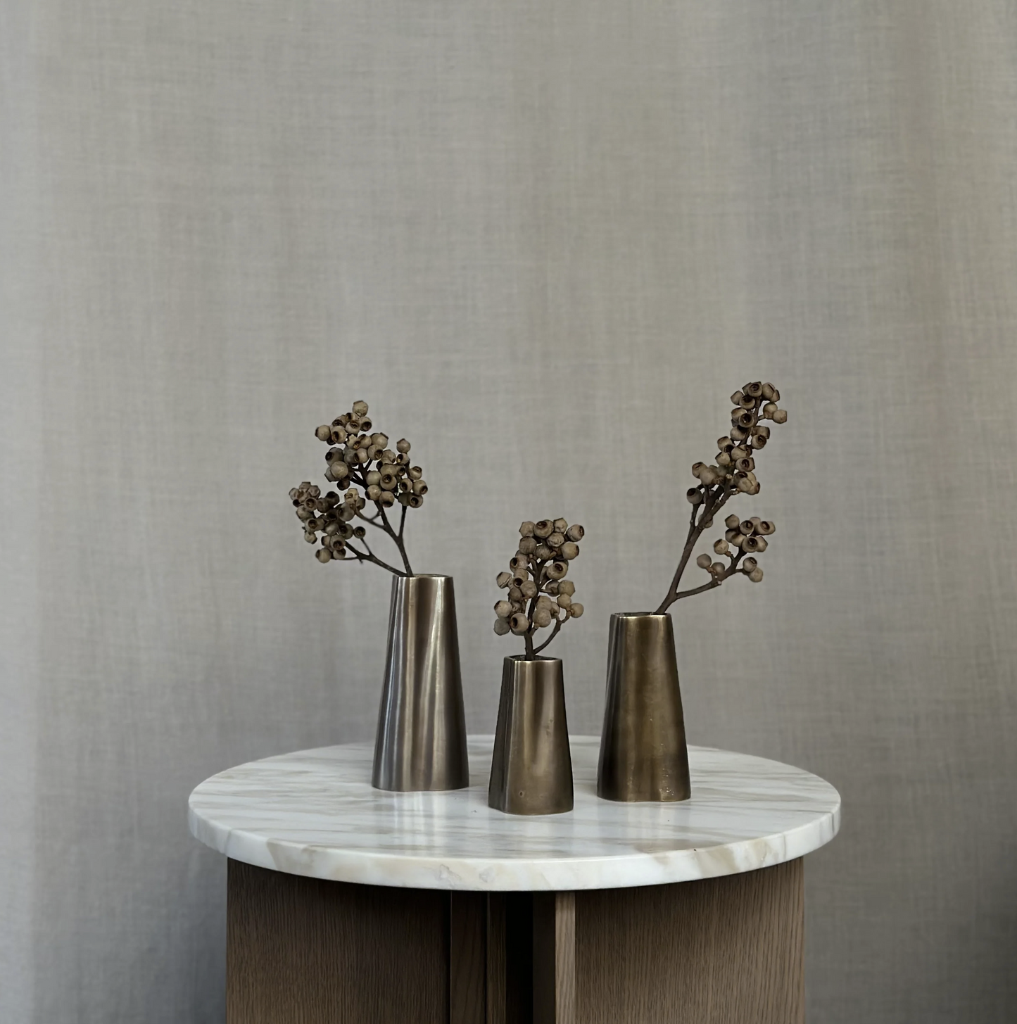 BRANDT COLLECTIVE - TRUNK VASE LARGE - BURNISHED BRASS - $308.00