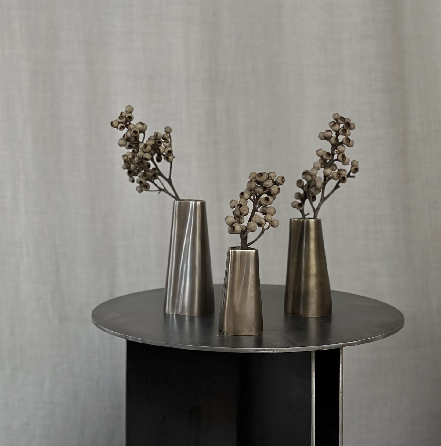 PIETRA CASA - TRUNK VASE LARGE - BURNISHED BRASS - $446.19
