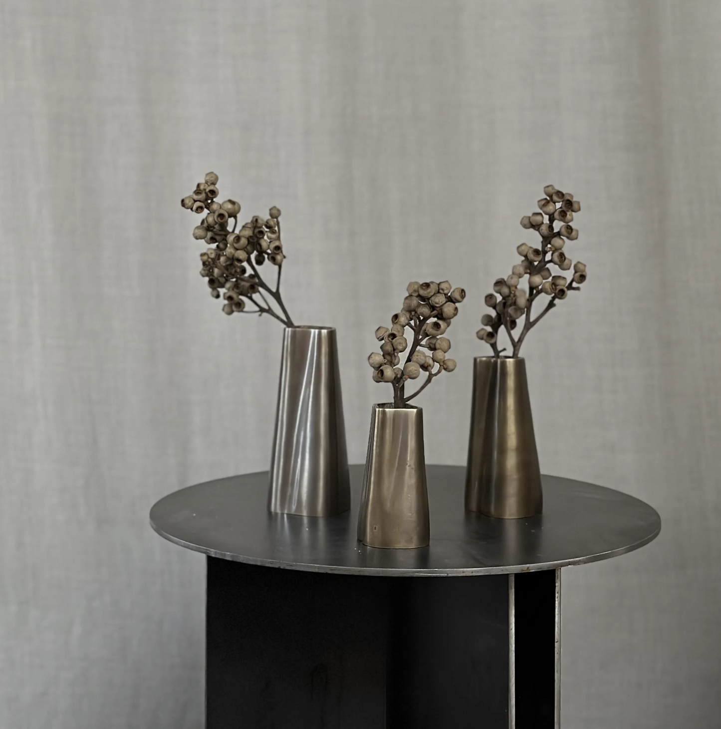 BRANDT COLLECTIVE - TRUNK VASE LARGE - BURNISHED BRASS - $308.00