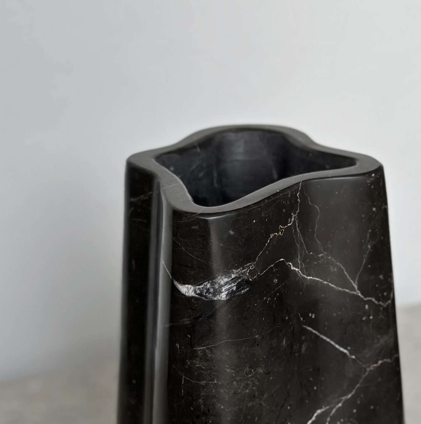 PIETRA CASA - TRUNK VASE XXLARGE - SHADOW BLACK - $1,915.59