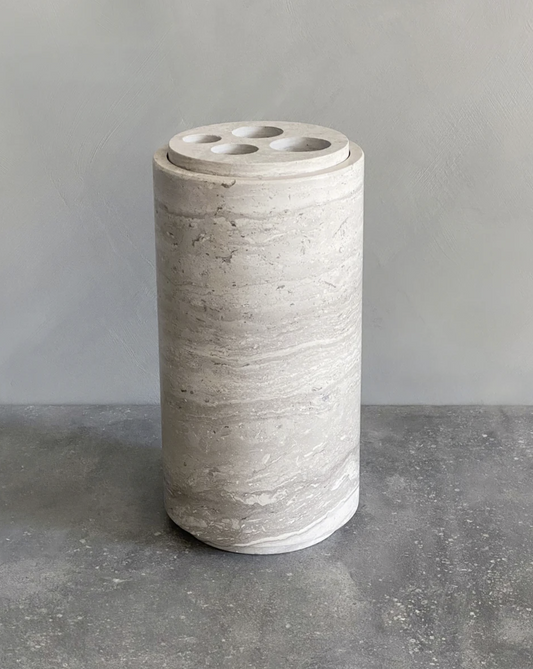 PIETRA CASA - STEM VASE LARGE - CHALK GREY - $1,336.16