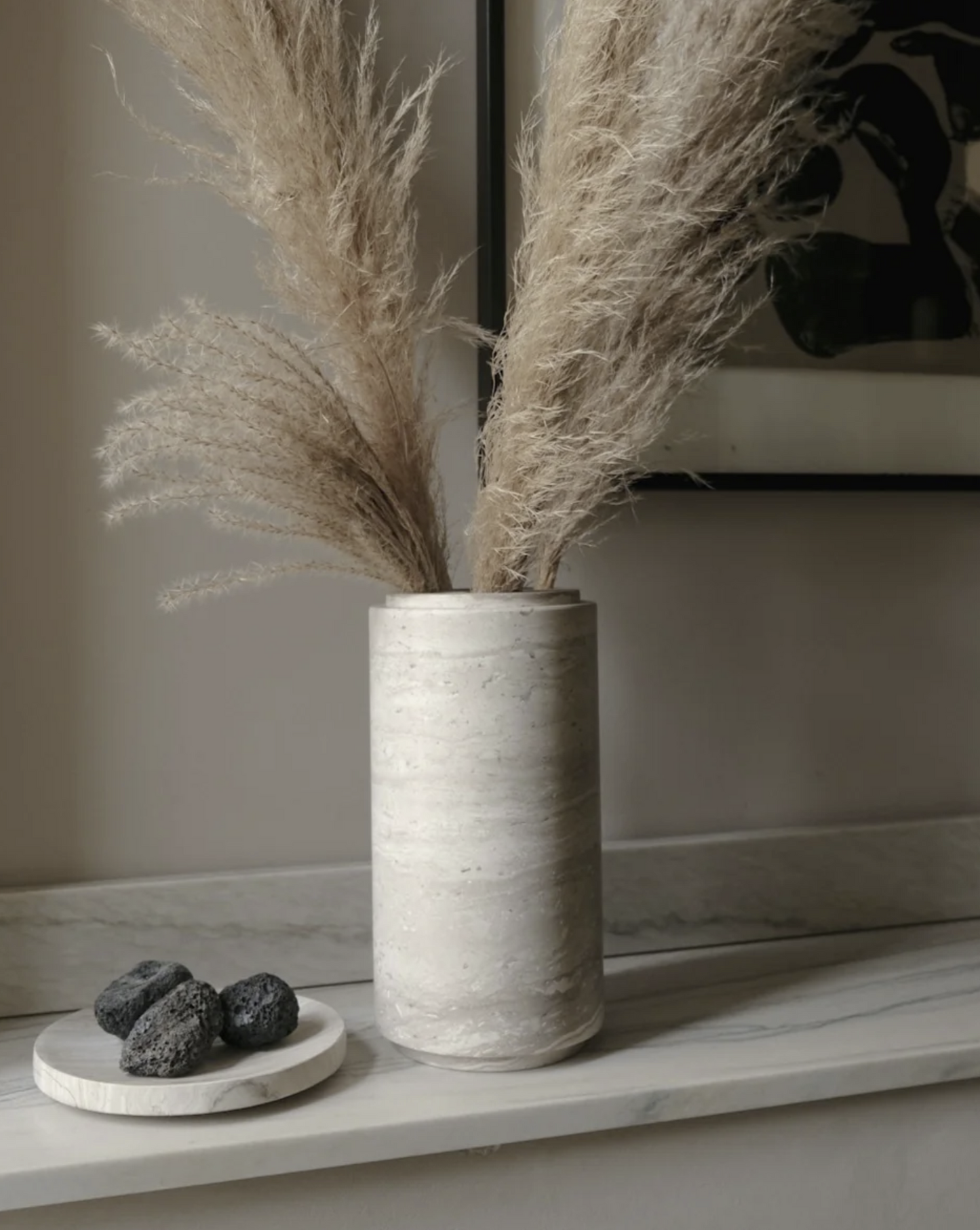 BRANDT COLLECTIVE - STEM VASE LARGE - CHALK GREY - $908.00