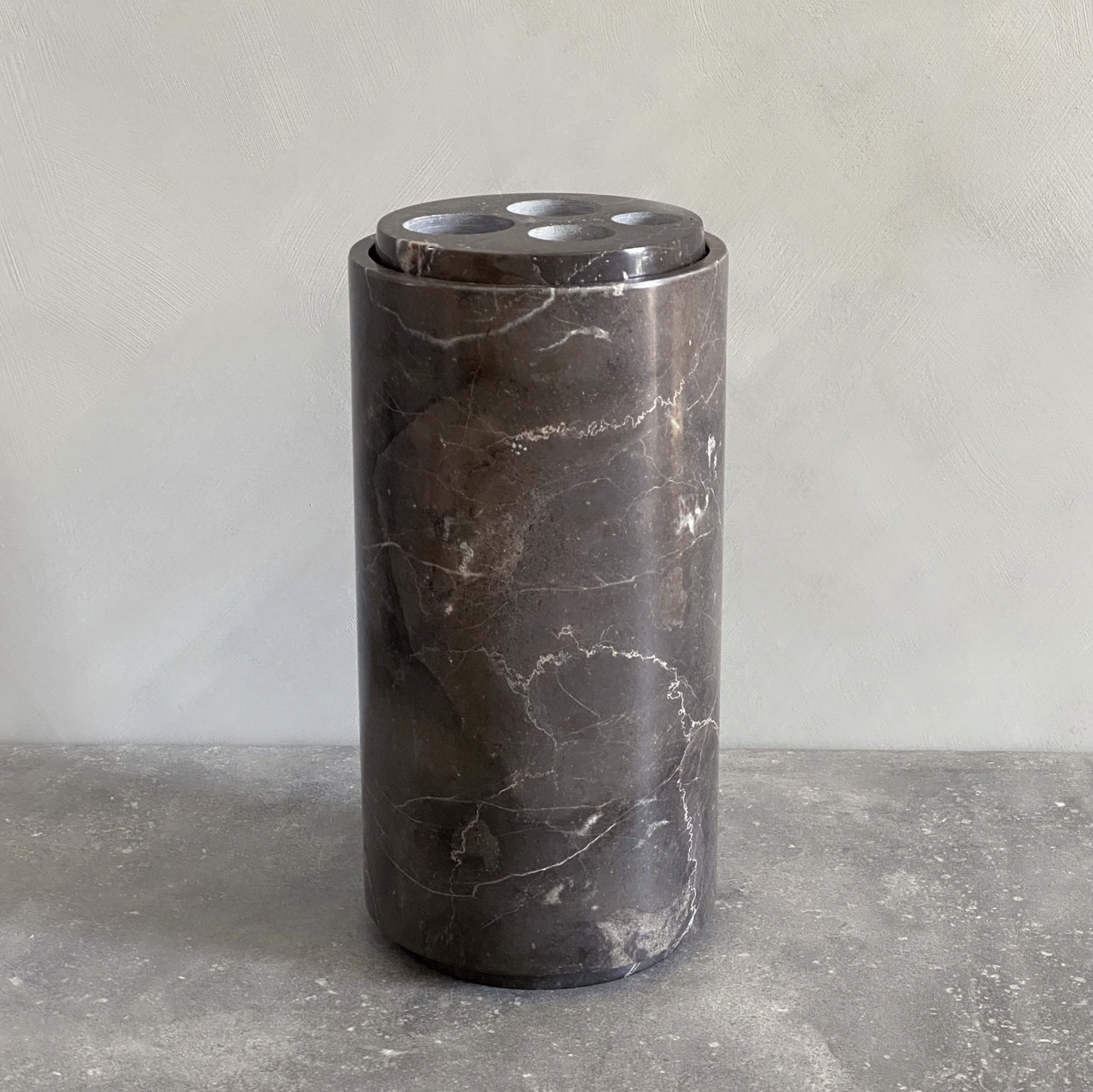 PIETRA CASA - STEM VASE LARGE - SHADOW BLACK - $1,336.16