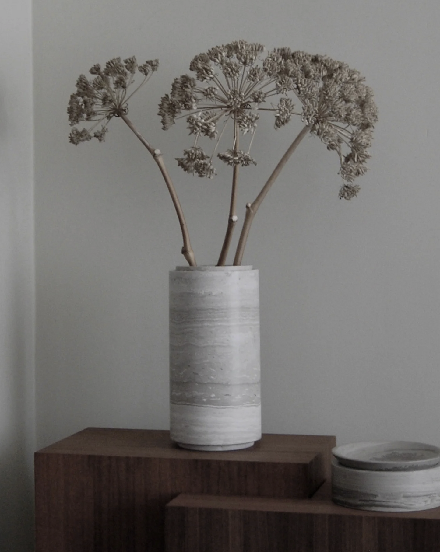 BRANDT COLLECTIVE - STEM VASE LARGE - SMOKE GREY - $908.00