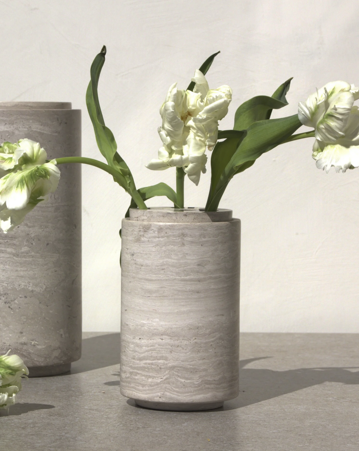 BRANDT COLLECTIVE - STEM VASE MEDIUM - CHALK GREY - $448.00