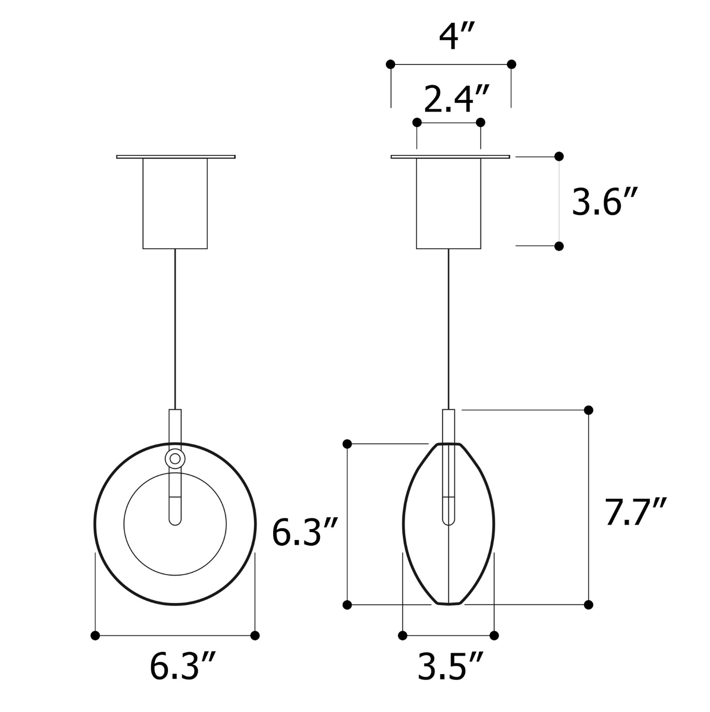 BOMMA - LENS PENDANT - $943.00