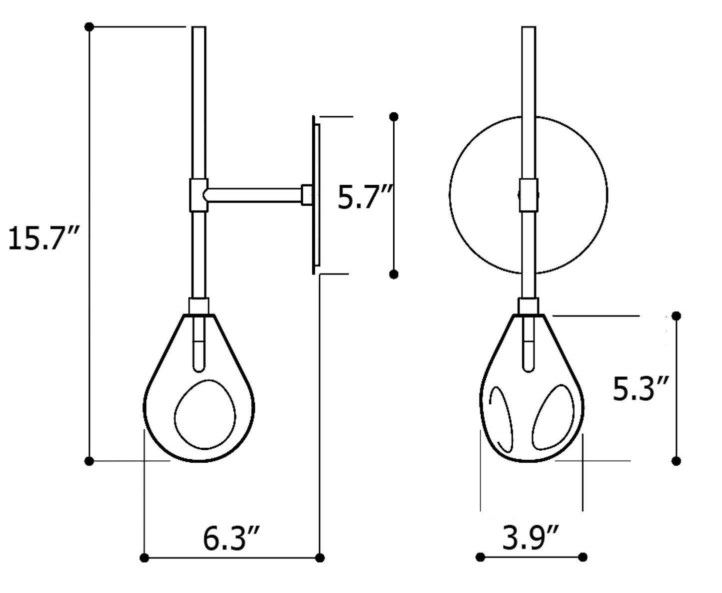 BOMMA - SOAP MINI WALL SCONCE - $730.00
