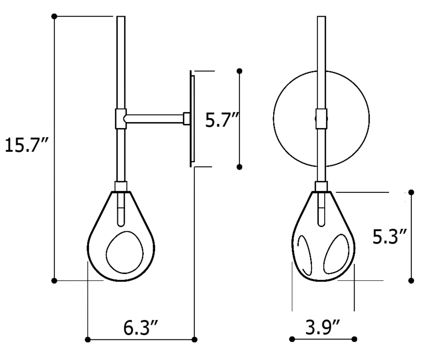 BOMMA - SOPA MINI WALL SCONCE - $1,480.00