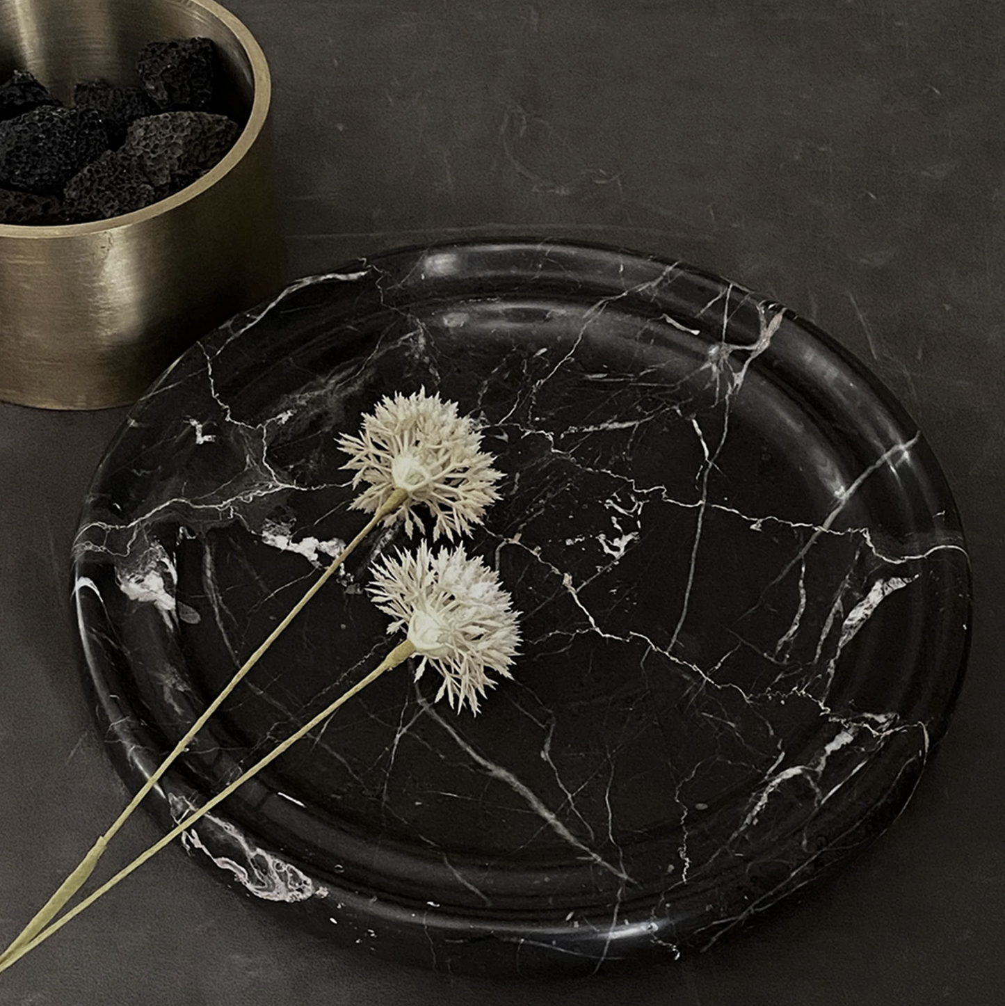 PIETRA CASA - SABI BOWL GROOVED - SHADOW BLACK - $759.27