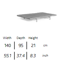 TALENTI | Allure COFFEE TABLE - $7,109 - $7,265.90