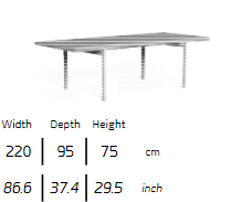 TALENTI | Allure DINING TABLE- $12,589.90 - $15,135.32