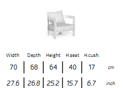 TALENTI | Argo Alu LOUNGE ARMCHAIR - $5,086.48 - $5,339.06