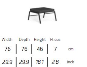 TALENTI | COTTAGE POUF - $2,268.45 - $2,440.44