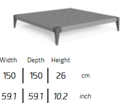 TALENTI | CRUISE//TEAK POUF - $8,538.26 - $10,184.09