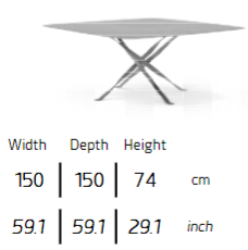 TALENTI | GEORGE DINING TABLE - $10,259.64 - $17,854.42
