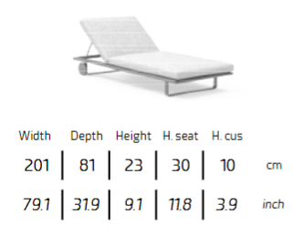 TALENTI | GEORGE SUNBED - $9.911.68