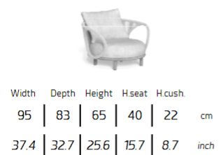 TALENTI | KAREN ARMCHAIR - $7,000.15