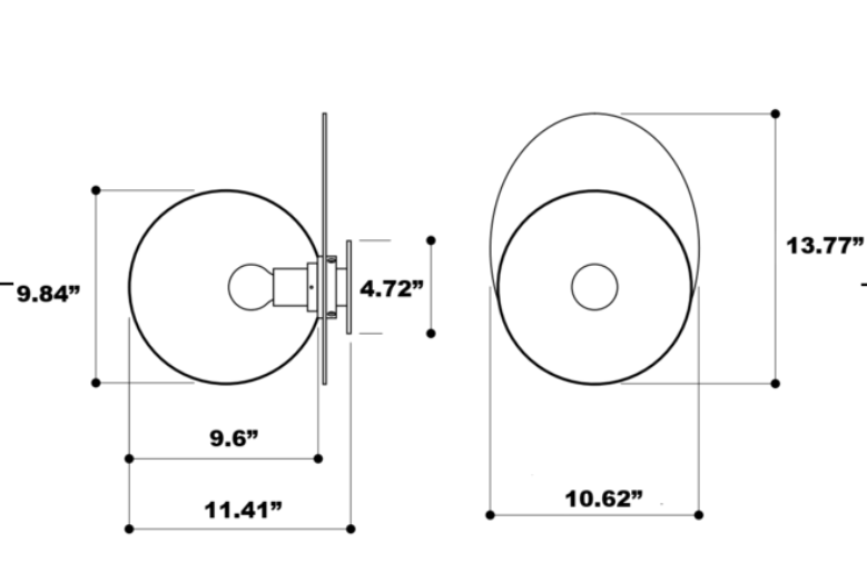 BOMMA - UMBRA WALL / CEILING LIGHT - $2,637.00