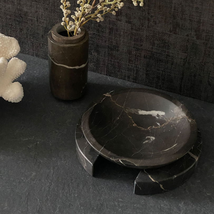 PIETRA CASA - DOSE BOWL - SHADOW BLACK - $1,293.79