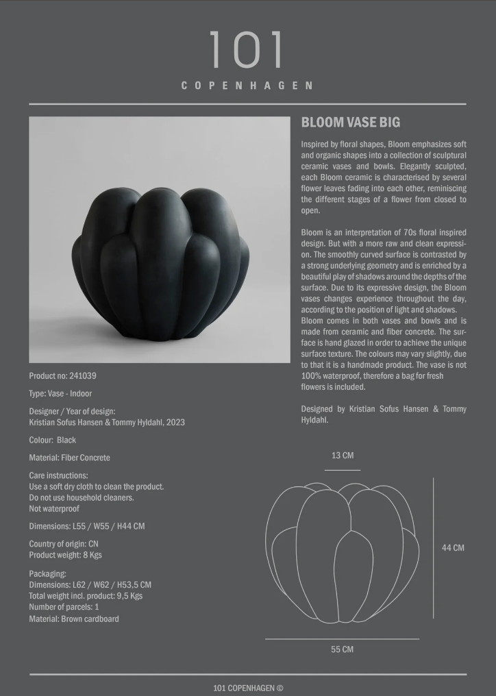 BLOOM VASE, BIG I $795.00