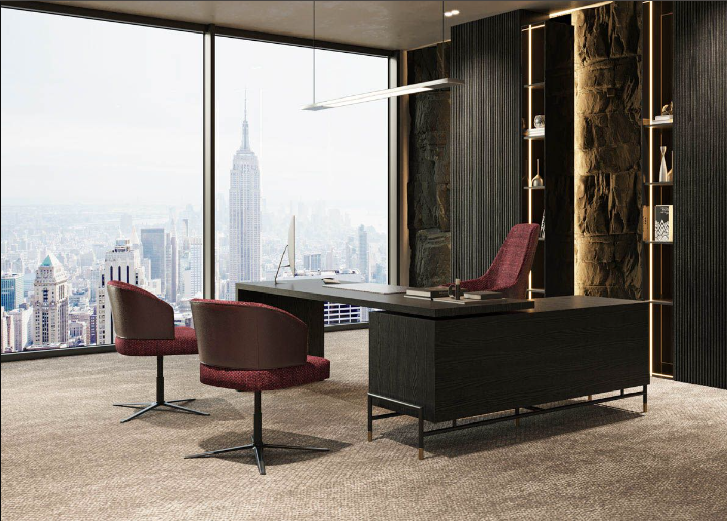 ASTON MARTIN HOME I V237/B WOODEN DESK | $48,938.00