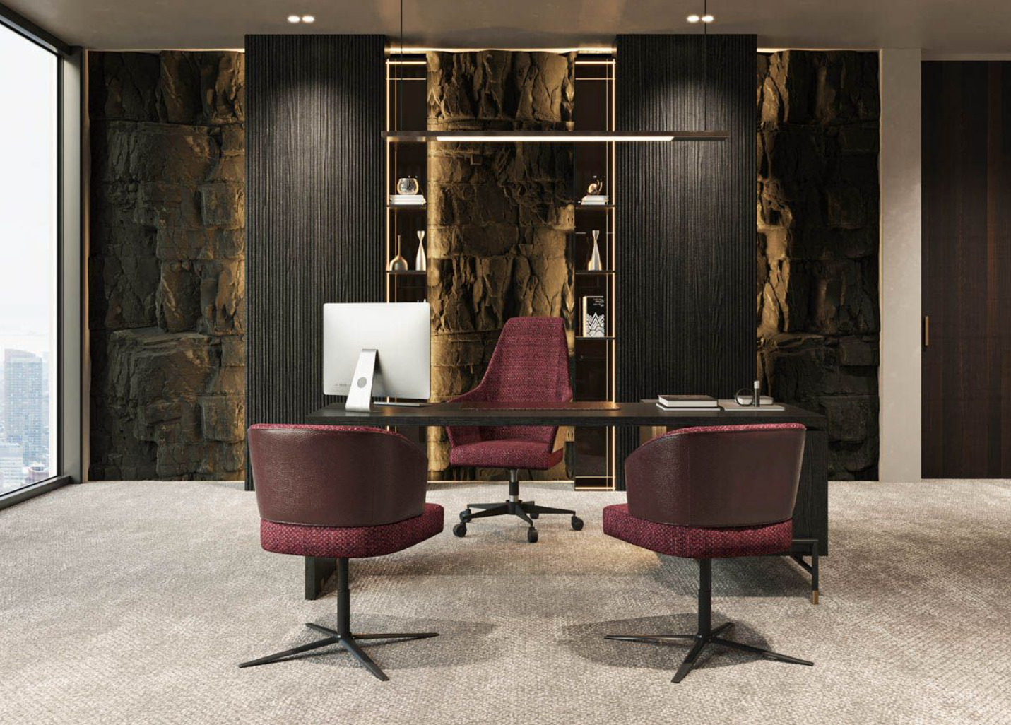 ASTON MARTIN HOME I V237/B WOODEN DESK | $48,938.00