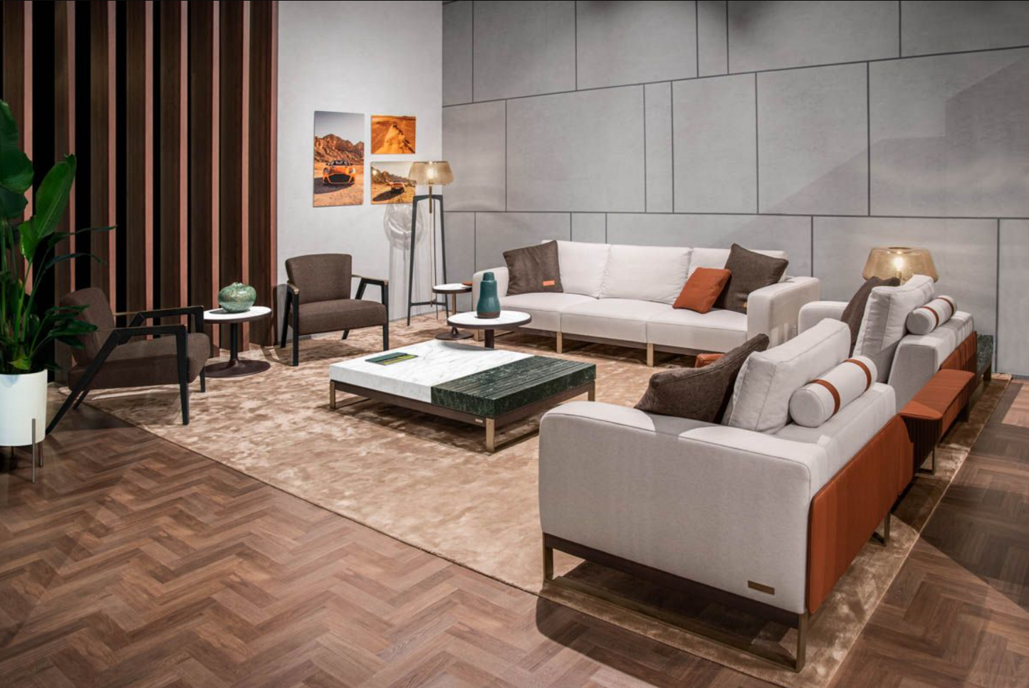 ASTON MARTIN HOME | V212/XL WOOD AND MARBLE SIDE TABLE | $8,250.00