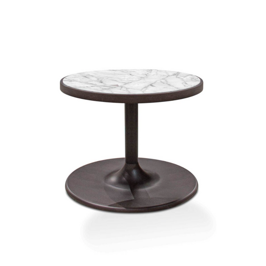 ASTON MARTIN HOME | V212/XL WOOD AND MARBLE SIDE TABLE | $8,250.00