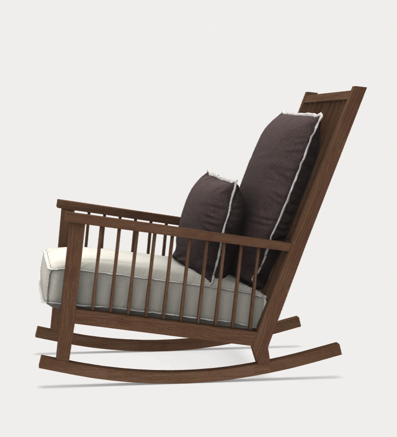 GERVASONI | ROCKING ARMCHAIR GRAY 09 $5,790.00