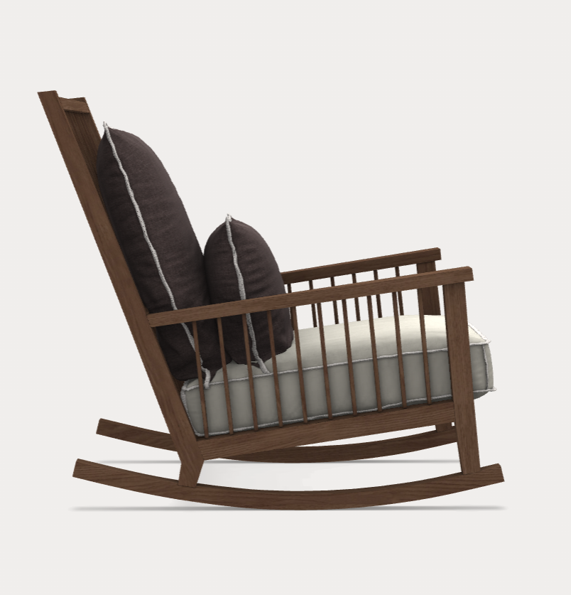 GERVASONI | ROCKING ARMCHAIR GRAY 09 $5,790.00