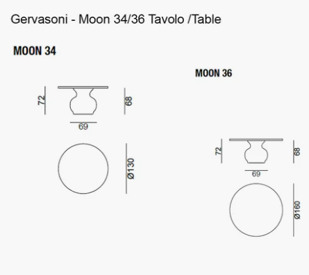 GERVASONI | MOON DINING TABLE $7,539.00 $8,930.00