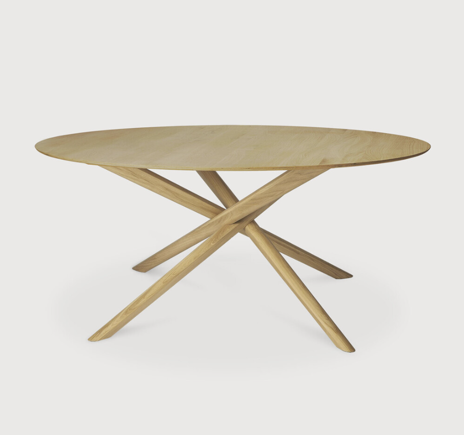 ETHNICRAFT MIKADO ROUND DINING TABLE | $4,129.00