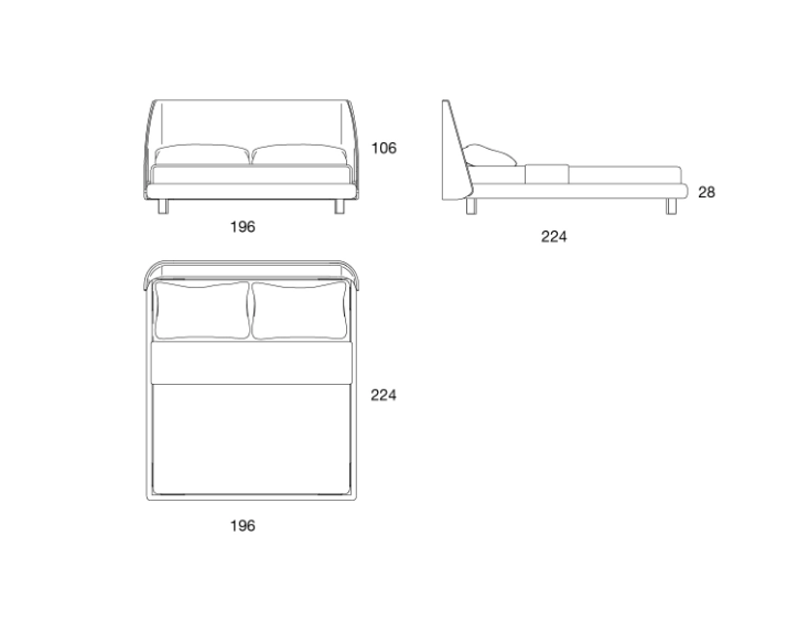 SHAKE | CHLOE BED | $20,053.00 - $23,154.00