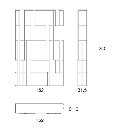 SHAKE | DALL BOOKCASE | $6,956.00 - $9,649.00