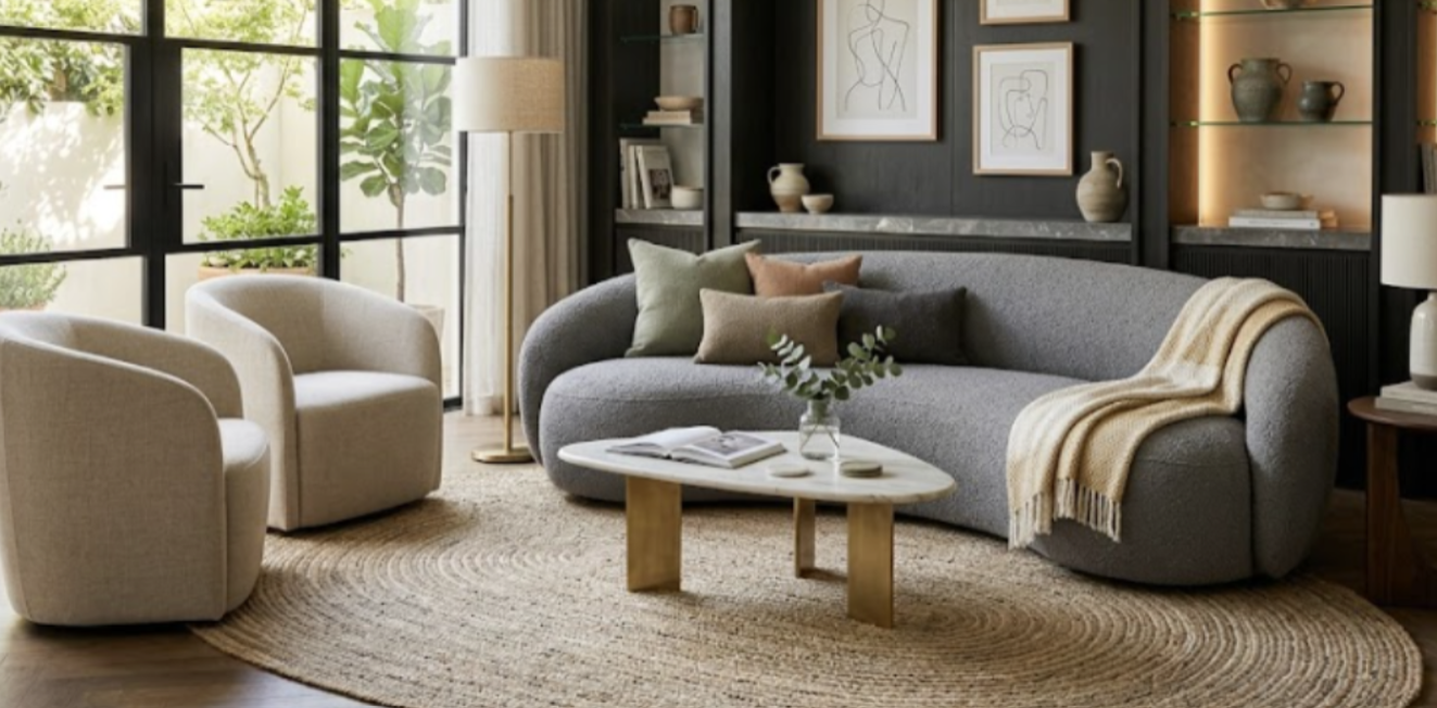 PIETRA CASA | CURVED SOFA | $3,880.00