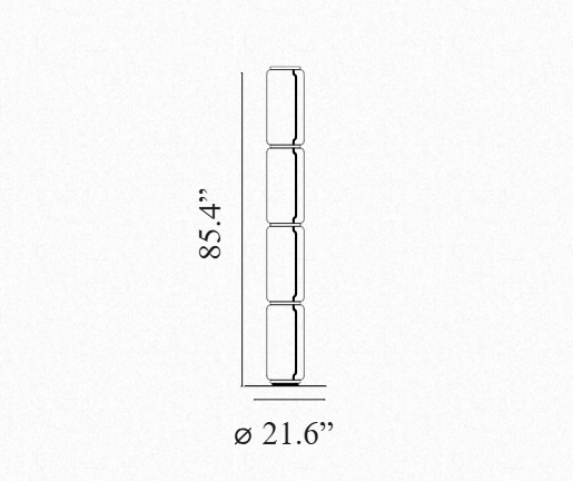 FLOS | NOCTAMBULE HIGH FLOOR LAMP | From $3,570.00