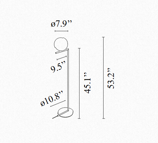 FLOS | IC F1 10 ANNIVERSARY FLOOR LAMP | $1,092.00