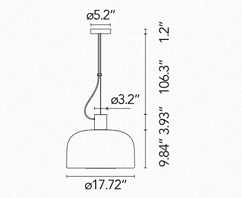 FLOS | BELLHOP GLASS SUSPENSION LAMP | From $1,280