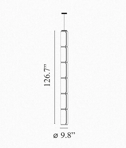 FLOS | NOCTAMBULE LOW CYLINDER SUSPENSION LAMP | From $6,630.00