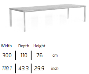 TALENTI | CLEOSOFT//WOOD DINING TABLE- $17,211.42 - $21,210.40