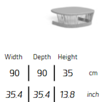 TALENTI | CLIFF COFFEE TABLE - $8,675.40 - $9,986.60